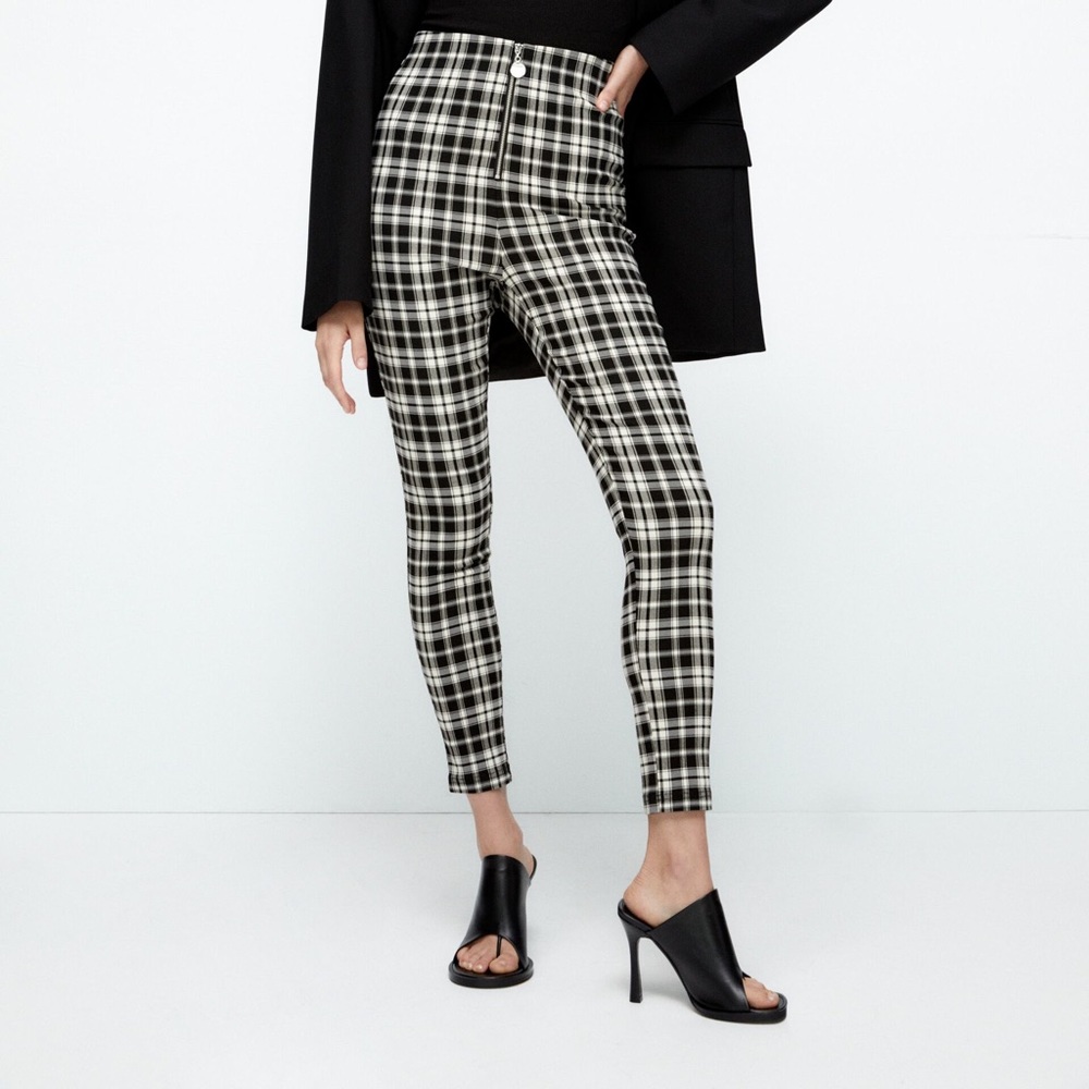 Zara plaid leggings